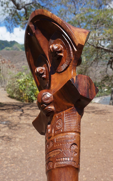 U'u (Marquesan war club) - Cannibal Art