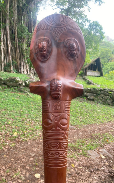 U'u (Marquesan war club) - Cannibal Art