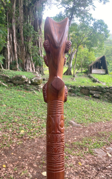 U'u (Marquesan war club) - Cannibal Art