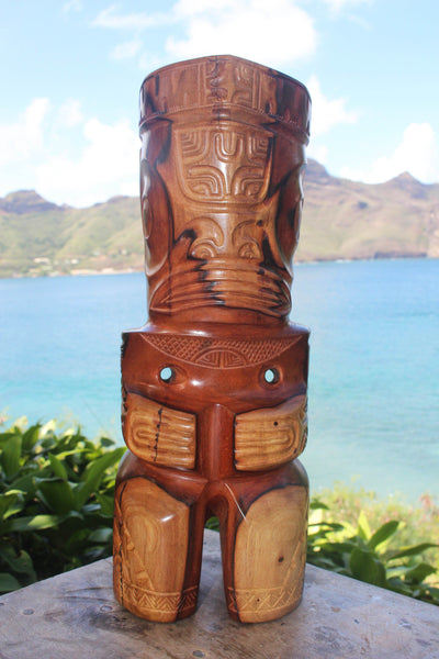Marquesan Tiki Tuhuka sculpture_Polynesian art