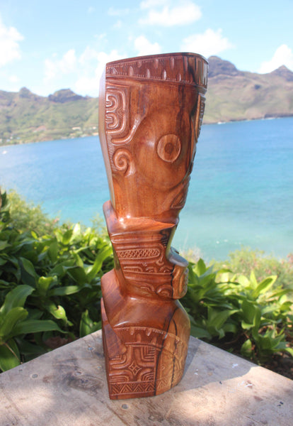 Marquesan Tiki Tuhuka sculpture_Polynesian art