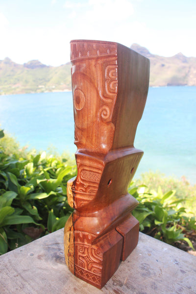 Marquesan Tiki Tuhuka sculpture_Polynesian art