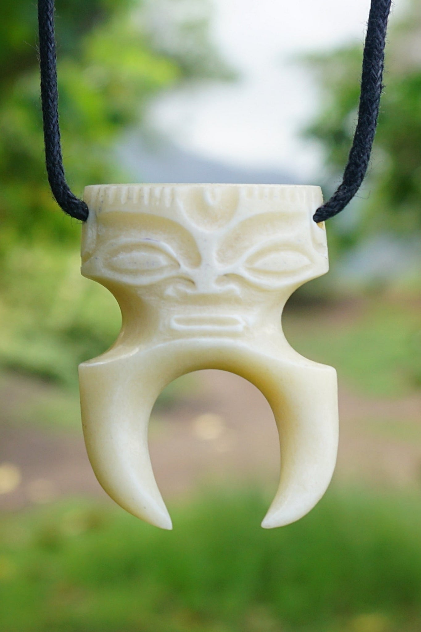 Marquesan tiki necklace