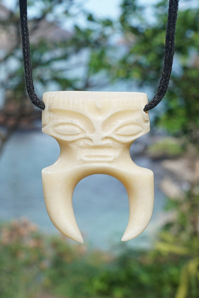 Marquesan tiki necklace