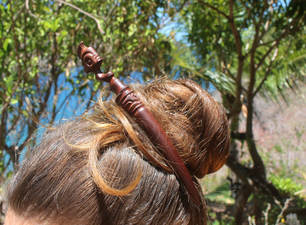 Tiki hair clip