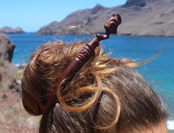 Tiki hair clip