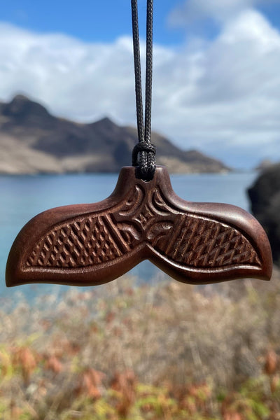 Marquesan whale tail necklace
