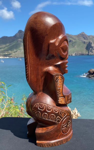 Marquesan tiki sculpture