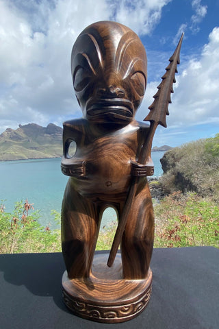 Marquesan warrior tiki