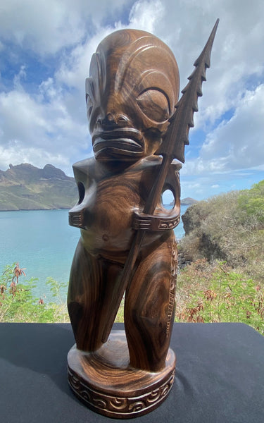 Marquesan warrior tiki