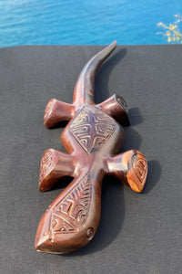 Marquesan Gecko Sculpture - Cannibal Art