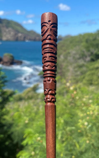 Marquesan hair pick ∿ 3 - Cannibal Art