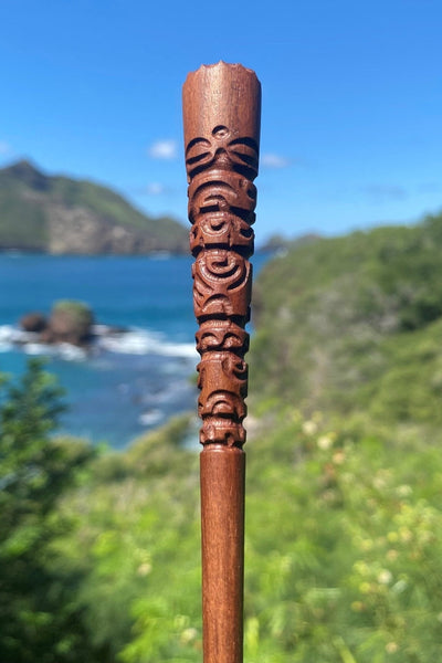 Marquesan hair pick ∿ 6 - Cannibal Art