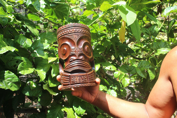 Marquesan Tiki Mask - Cannibal Art