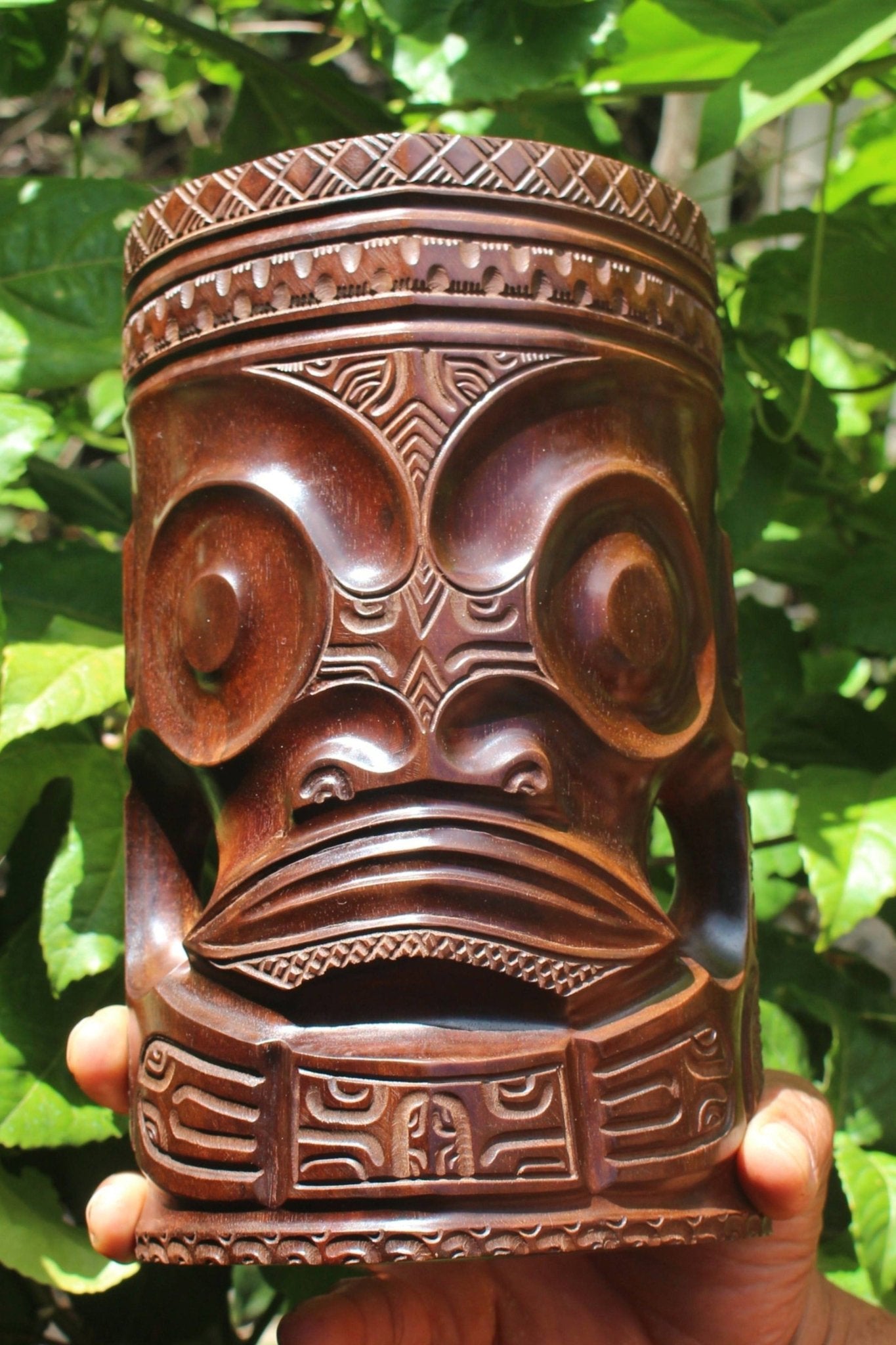 Marquesan Tiki Mask - Cannibal Art