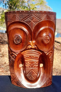 Marquesan Tiki mask - Cannibal Art