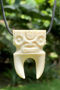Marquesan bone necklace