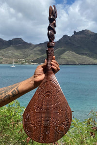 Marquesan canoe paddle