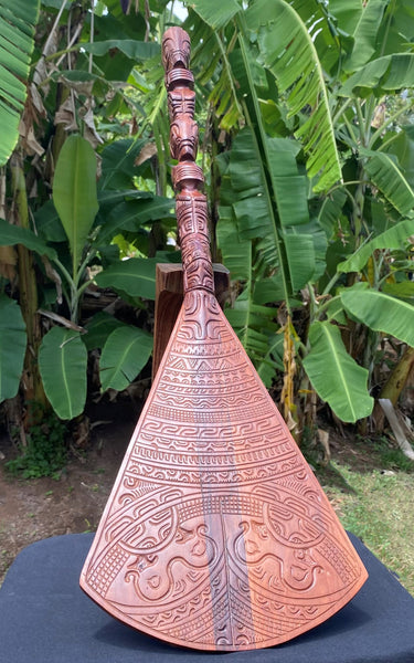 Marquesan canoe paddle