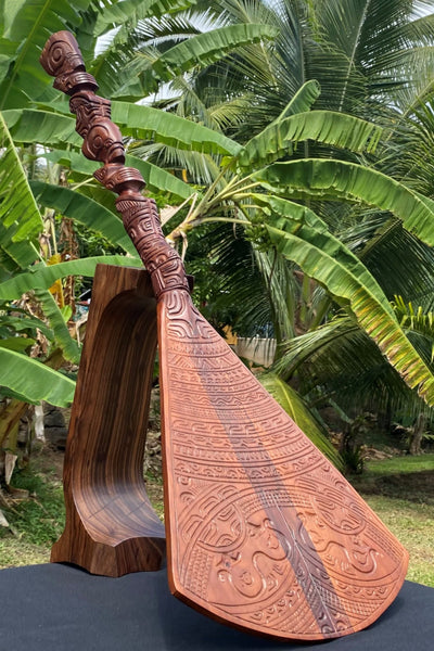 Marquesan canoe paddle