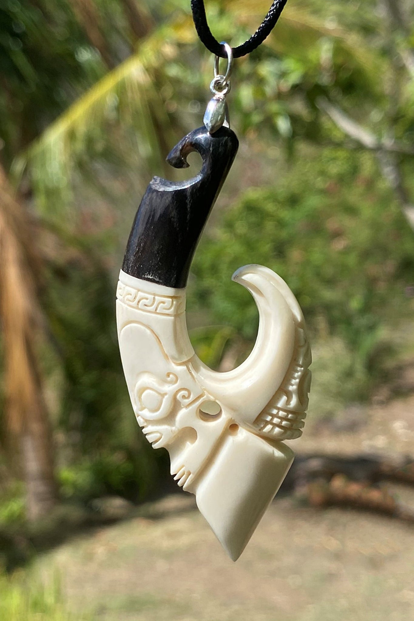 Marquesan tiki necklace