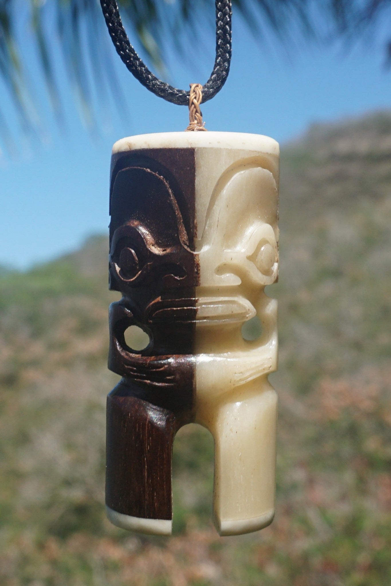 Marquesan tiki pendant