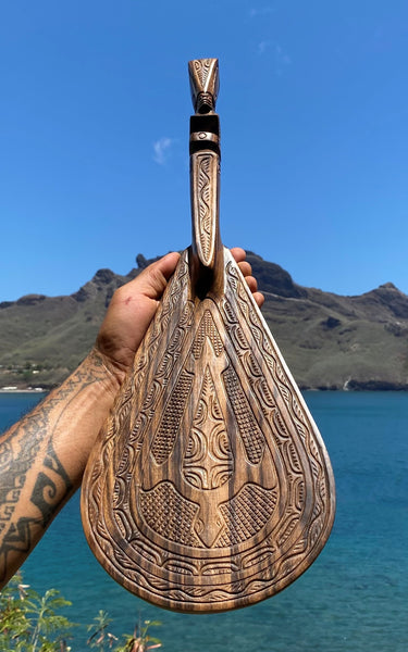 Marquesan canoe paddle