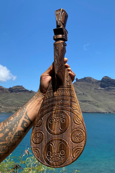 Marquesan canoe paddle