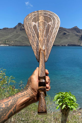 Marquesan canoe paddle