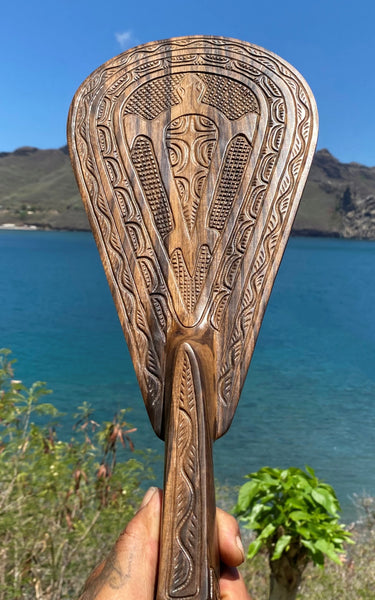 Marquesan canoe paddle