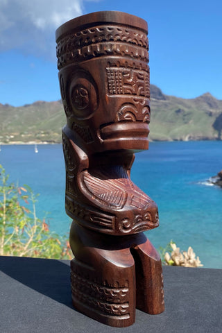 Marquesan tiki sculpture