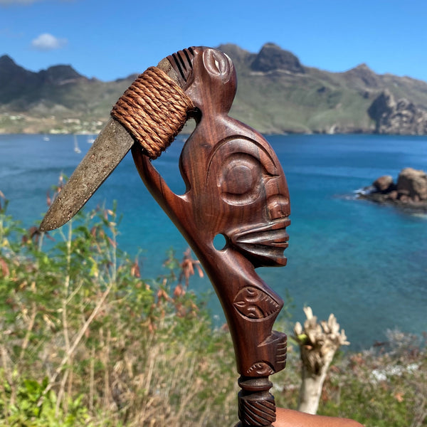 Marquesan stone adze