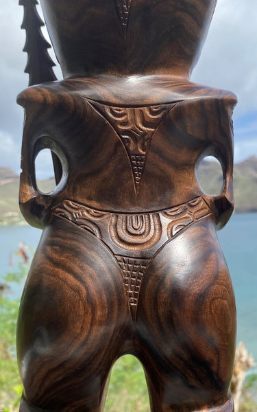Marquesan tiki sculpture
