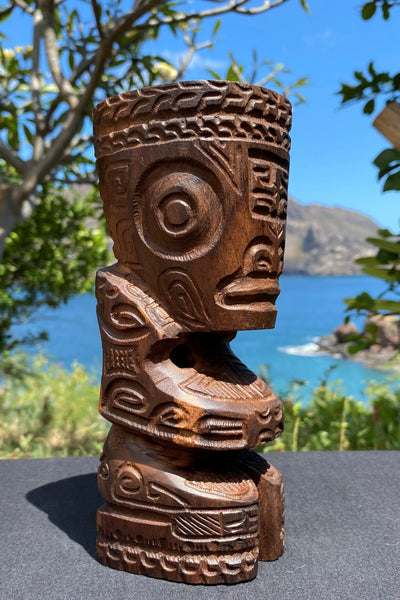 Wooden Marquesan tiki