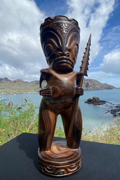 Marquesan tiki sculpture