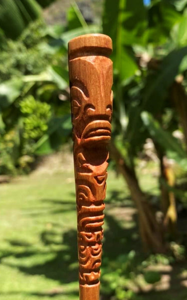 Marquesan tiki hair pick