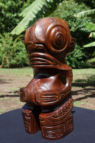 Marquesan tiki statue