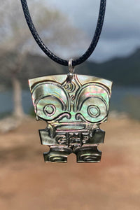 Mother of pearl Tiki necklace
