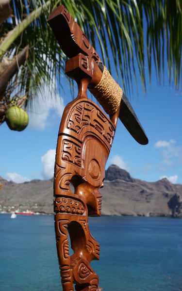 Marquesan wooden carvings