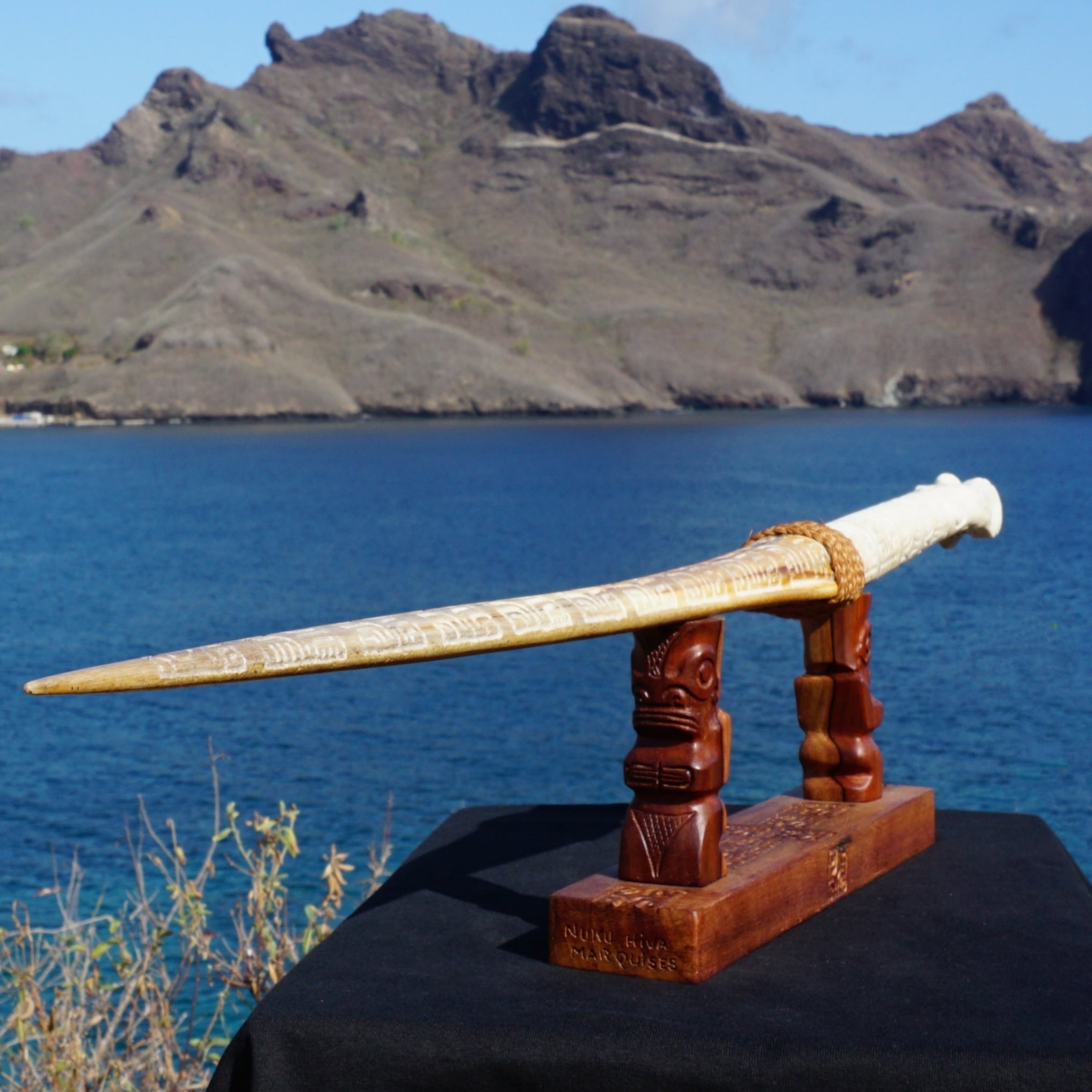 swordfish-rostrum-on-a-tiki-