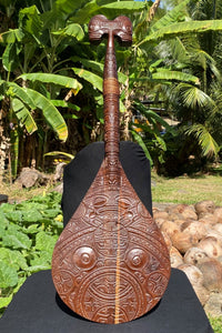 Tiki Canoe Paddle - Cannibal Art