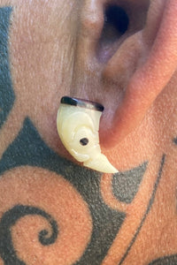Marquesan tiki earrings