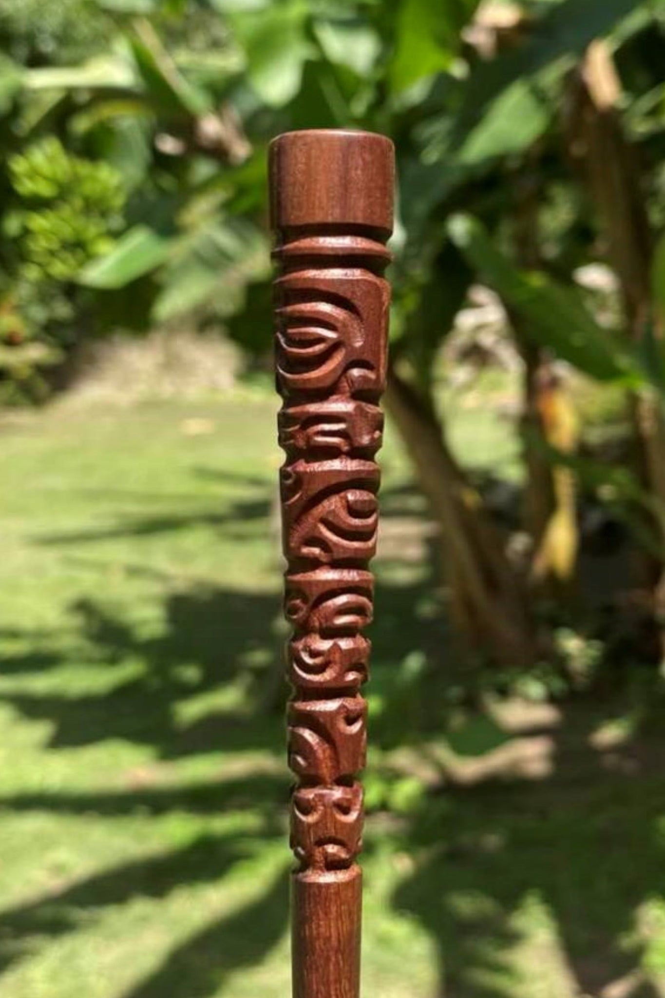 Tiki hair pick